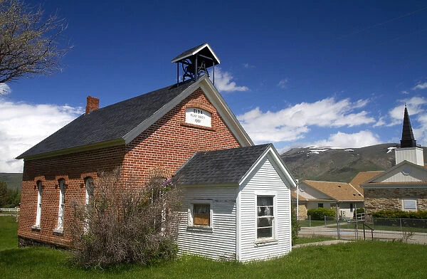 Elba Relief Society building located in Cassia County, Idaho, USA