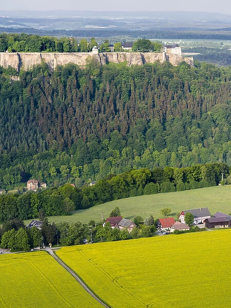 Elbe Sandstone Mountains (Elbsandsteingebirge) in the Saxon Switzerland NP (Saechsische