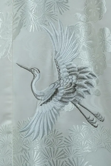 Framed Print : Embroidered silk wedding kimono in store window, Shibuya, Tokyo, Japan Framed Print : Embroidered silk wedding kimono in store window, Shibuya, Tokyo, Japan