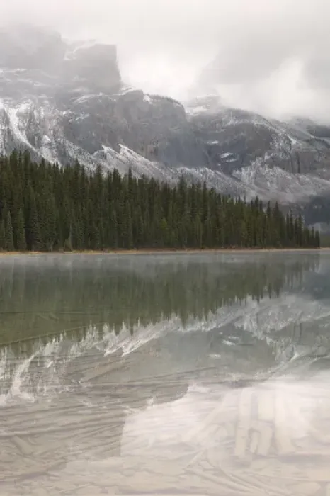 Framed Print : 02. CANADA, British Columbia, Yoho National Park / Autumn: Emerald Lake and Reflections Framed Print : 02. CANADA, British Columbia, Yoho National Park / Autumn: Emerald Lake and Reflections