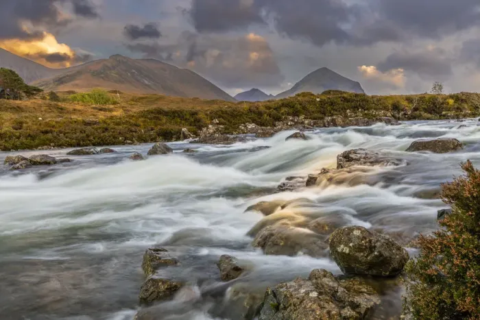 Framed Print : Enchanted Waters of Sligachan Old Bridge. Isle of Skye. Scotland Framed Print : Enchanted Waters of Sligachan Old Bridge. Isle of Skye. Scotland