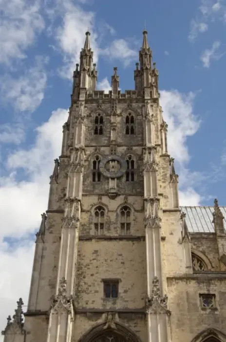 Framed Print : England, Kent, Canterbury. Canterbury Cathedral. Medieval architecture of the South