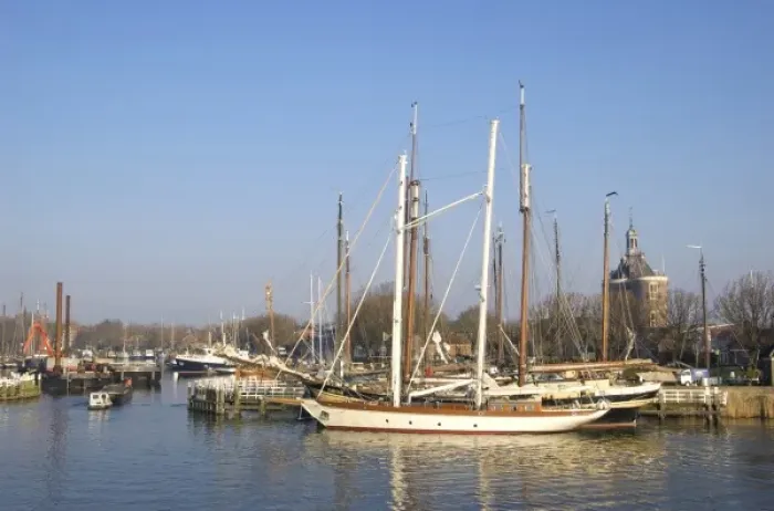 Framed Print : Enkhuizen, Netherlands, North Holland, West-Frisia, Usselmeer