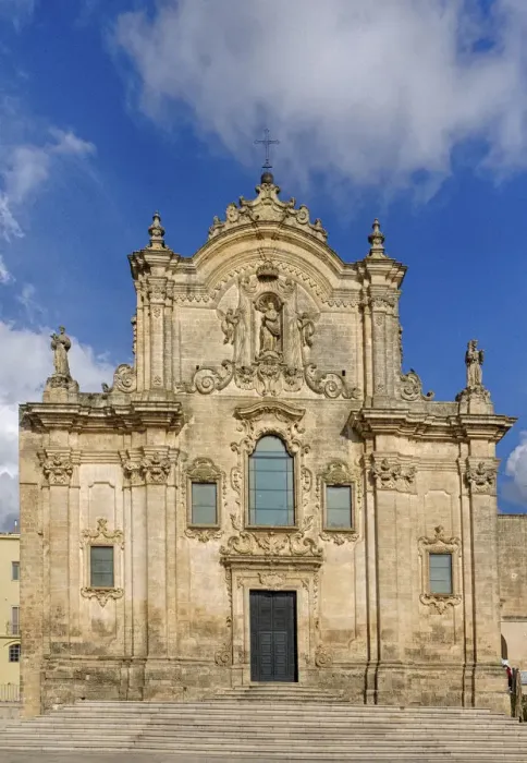 Framed Print : Entrance to the Church of Saint Francis of Assisi in Matera Framed Print : Entrance to the Church of Saint Francis of Assisi in Matera