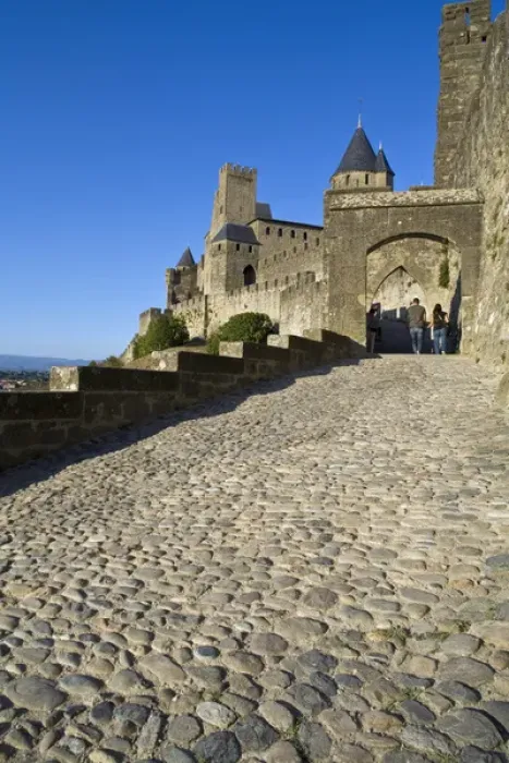 Framed Print : Entrance to the Cite, Carcassonne, Aude, Languedoc, France Framed Print : Entrance to the Cite, Carcassonne, Aude, Languedoc, France