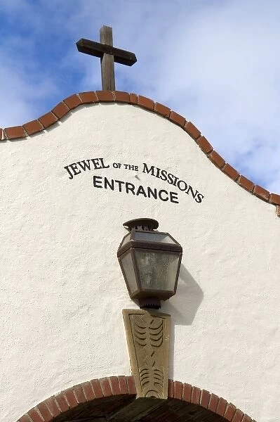 Entrance to the Mission San Juan Capistrano, California, USA