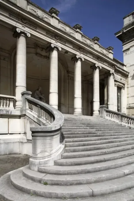 Framed Print : The entrance staircase of Musee de la Mode et du Costume-Palais Galliera(Fashion Framed Print : The entrance staircase of Musee de la Mode et du Costume-Palais Galliera(Fashion