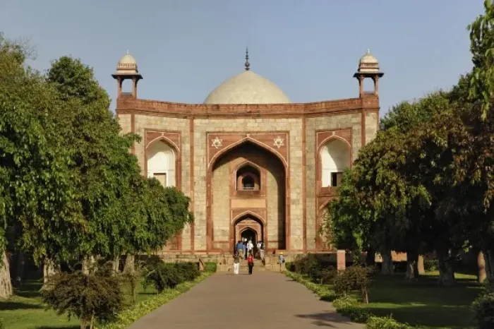 Framed Print : Entry to Humayuns Tomb, Delhi, India
