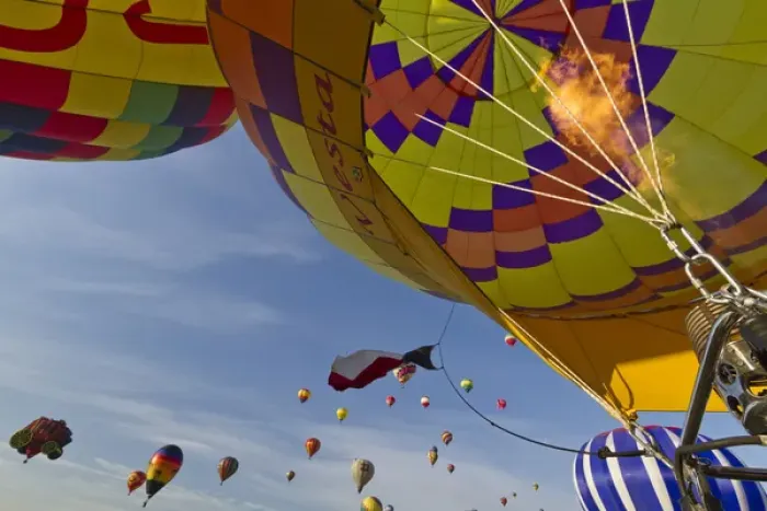Framed Print : Envelope inflation at the Albuquerque Hot Air Balloon Fiesta, New Mexico