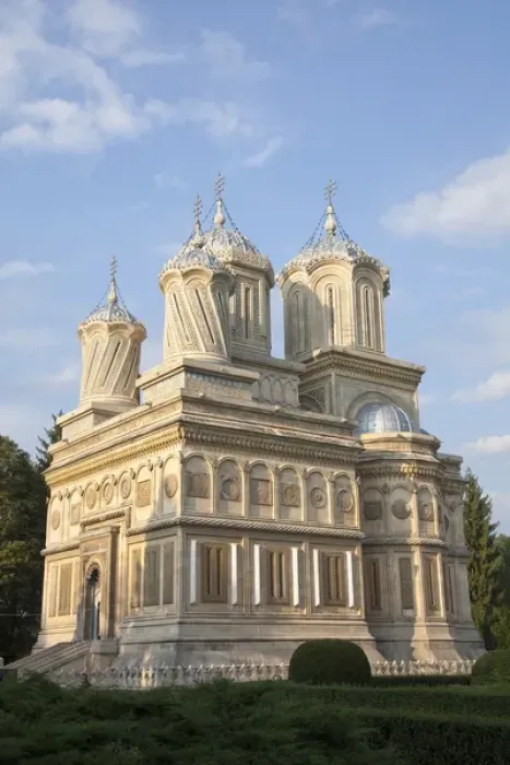 Framed Print : Episcopal Cathedral of Curtea de Arges is one of the most important examples of religious Framed Print : Episcopal Cathedral of Curtea de Arges is one of the most important examples of religious