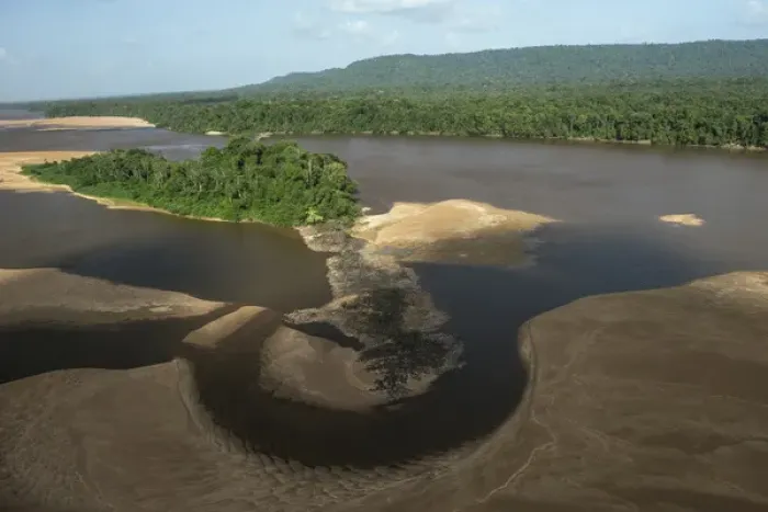 Framed Print : Essequibo River, GUYANA, South America. Longest river in Guyana