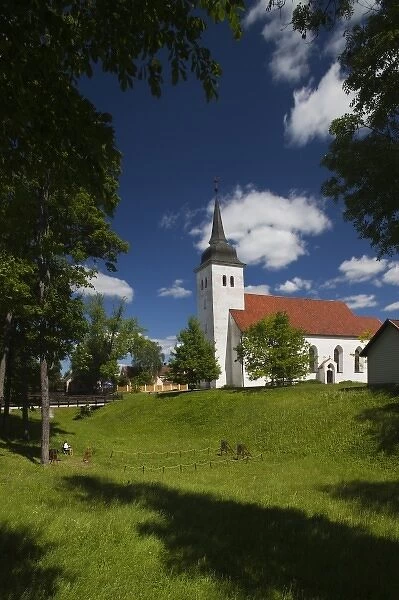 Estonia, Southwestern Estonia, Viljandi, Castle Park, St. Johns Church