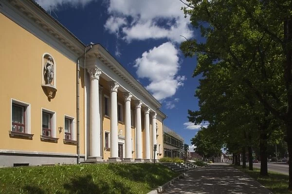 Estonia, Southwestern Estonia, Viljandi, town government building, Vaksali Street