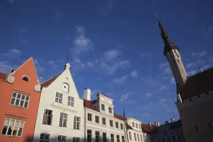 Framed Print : Estonia, Tallinn, buildings on Raekoja Plats, Town Hall Square Framed Print : Estonia, Tallinn, buildings on Raekoja Plats, Town Hall Square
