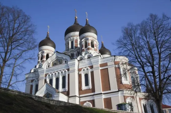 Framed Print : Estonia, Tallinn, Old Town, Toompea, Alexander Nevsky Russian Orthodox Cathedral