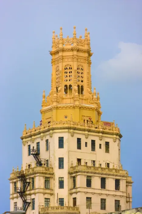 Framed Print : Etecsa Building (Telephone Company Building), Havana, Cuba