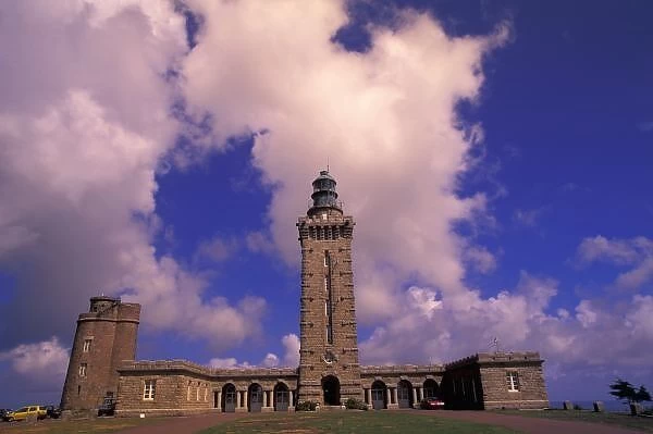 EU, France, Brittany, Cotes d Armor, Cap Frehel. Lighthouse (b 1946)