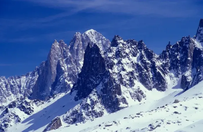 Framed Print : EU, France, French Alps, Mountain terrain near Chamonix