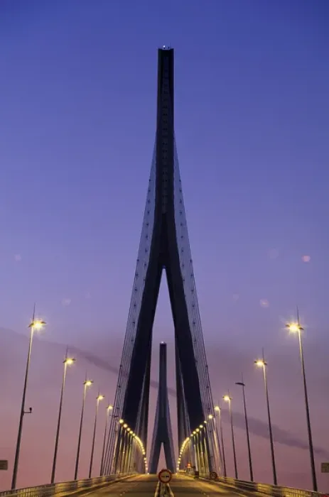Framed Print : EU, France, Normandy, Calvados, Le Havre, Pont De Normandie Framed Print : EU, France, Normandy, Calvados, Le Havre, Pont De Normandie
