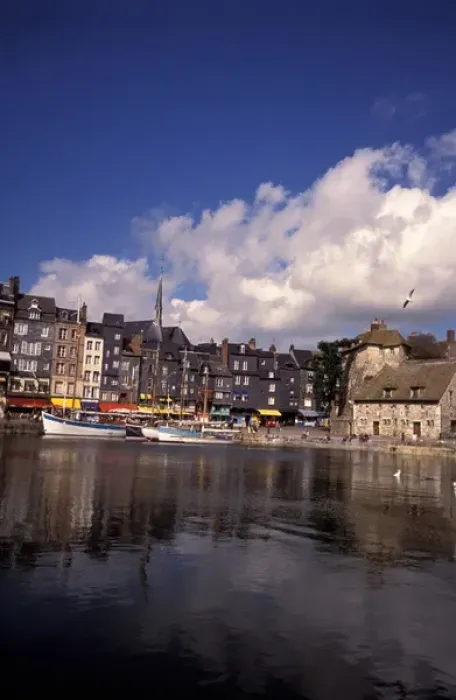 Framed Print : EU, France, Normandy, Honfleur. Old Port Framed Print : EU, France, Normandy, Honfleur. Old Port