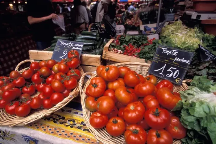 Framed Print : EU, France, Provence, Bouches-du-Rhone, Aix-en-Provence, Produce market Framed Print : EU, France, Provence, Bouches-du-Rhone, Aix-en-Provence, Produce market