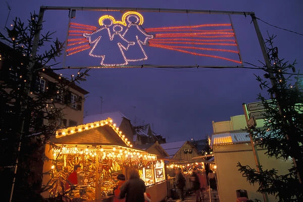 EU, France, Saverne. Christmas market
