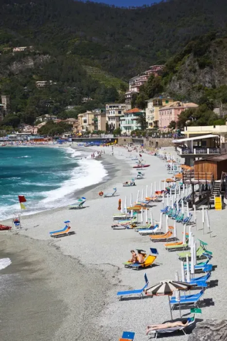 Framed Print : Europ; Italy; Cinque Terre; Monterosso; Vacationers enjoing the Beach at Monterosso Framed Print : Europ; Italy; Cinque Terre; Monterosso; Vacationers enjoing the Beach at Monterosso