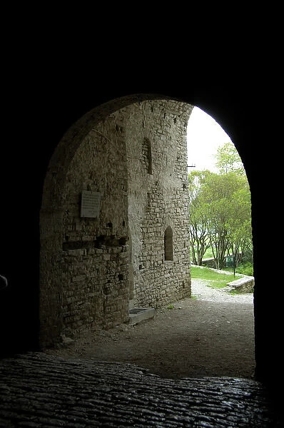 Europe, Albania, Gjirokastra. 13th century Gjirokastra Castle aka Gjirokastra Fortress