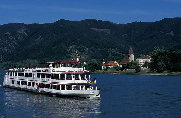 Europe, Austria, Danube River boat trip near Melk