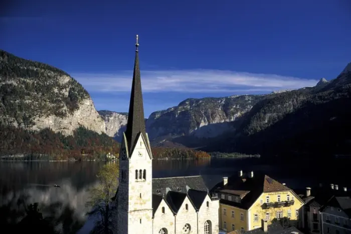 Framed Print : Europe, Austria, Hallstatt, Salzkammergut. Hallstattersee, Alps Framed Print : Europe, Austria, Hallstatt, Salzkammergut. Hallstattersee, Alps