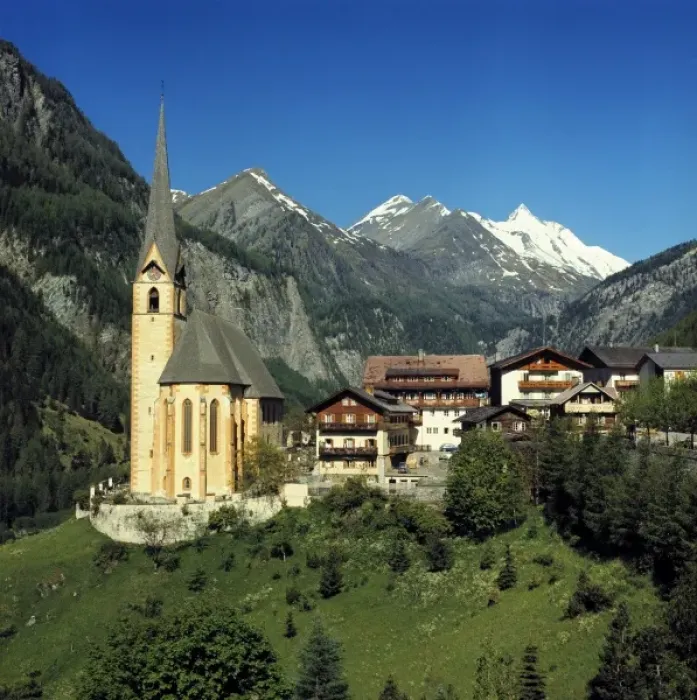 Framed Print : Europe, Austria, Heiligenblut. Heiligenblut sits at the base of the Hohe Tauern Alps in Austria Framed Print : Europe, Austria, Heiligenblut. Heiligenblut sits at the base of the Hohe Tauern Alps in Austria