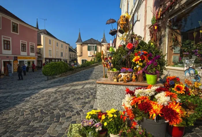 Framed Print : Europe, Austria, Melk. Situated on the Danube, the town of Melk is a gateway to the wineries Framed Print : Europe, Austria, Melk. Situated on the Danube, the town of Melk is a gateway to the wineries