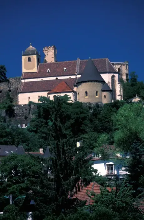 Framed Print : Europe, Austria, Prague, castle on hill