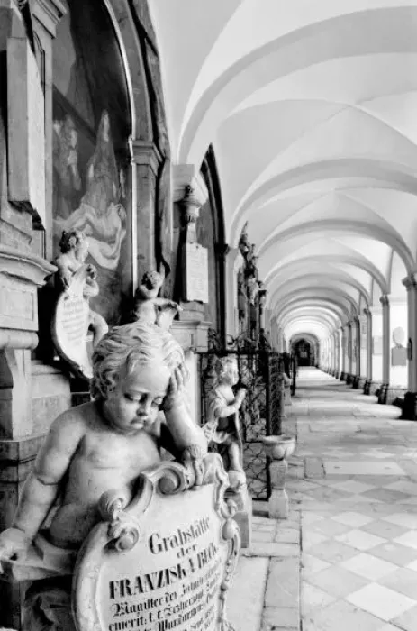 Framed Print : Europe, Austria, Salzburg. Cherub and monument at Sebastianskirche Cemetary Framed Print : Europe, Austria, Salzburg. Cherub and monument at Sebastianskirche Cemetary