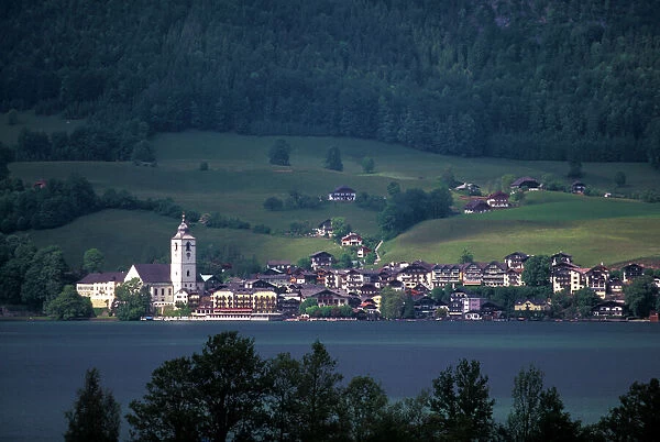 Europe, Austria, Upper Austria, St. Wolfgang. Resort town