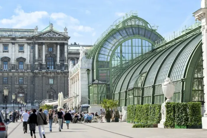 Framed Print : Europe, Austria, Vienna, Hofburg Palace, greenhouse