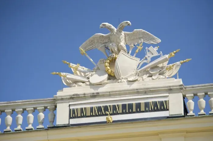 Framed Print : Europe, Austria, Vienna, Schonbrunn Palace exterior detail Framed Print : Europe, Austria, Vienna, Schonbrunn Palace exterior detail