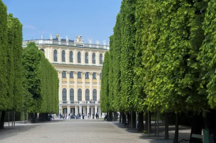 Framed Print : Europe, Austria, Vienna, Schonbrunn Palace, garden Framed Print : Europe, Austria, Vienna, Schonbrunn Palace, garden