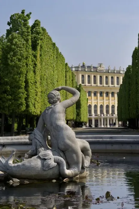 Framed Print : Europe, Austria, Vienna, Schonbrunn Palace sculpture, fountain Framed Print : Europe, Austria, Vienna, Schonbrunn Palace sculpture, fountain