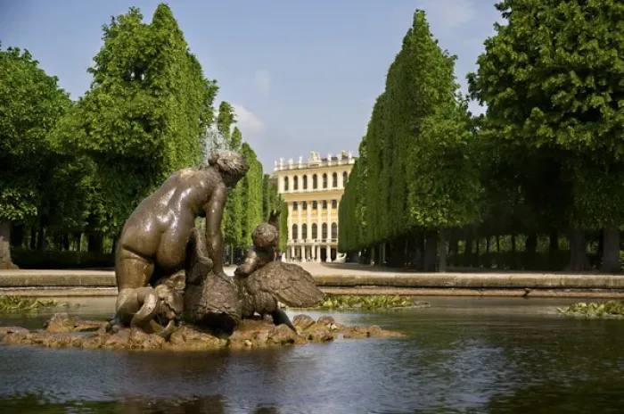 Framed Print : Europe, Austria, Vienna, Schonbrunn Palace sculpture, fountain Framed Print : Europe, Austria, Vienna, Schonbrunn Palace sculpture, fountain