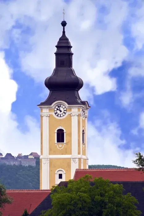 Framed Print : Europe, Austria, Wachau, Stift Gottweig, Mautern church, Krems an der Donau