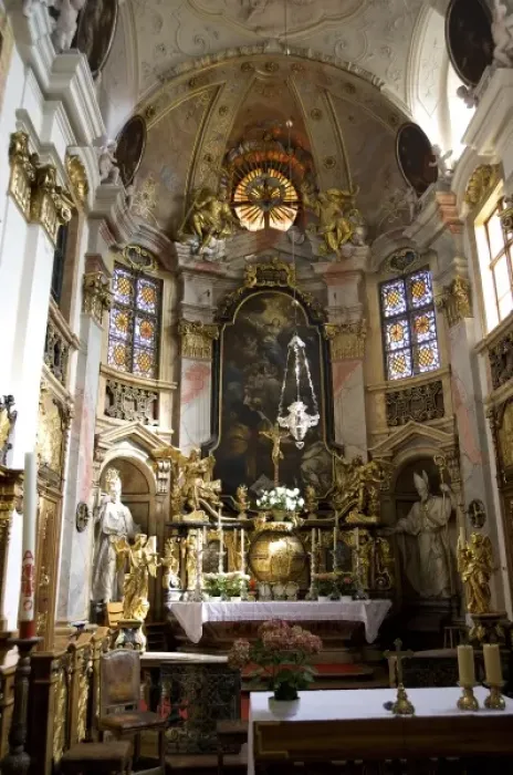 Framed Print : Europe, Austria, Wachau Valley, Lower Austria, Durnstein, abbey interior Framed Print : Europe, Austria, Wachau Valley, Lower Austria, Durnstein, abbey interior