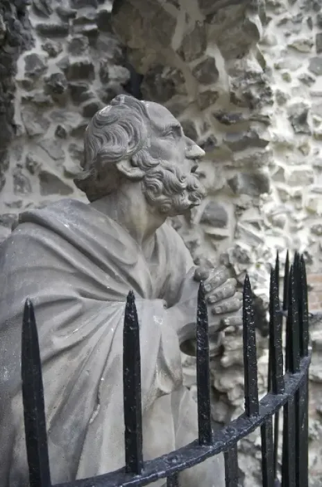 Framed Print : Europe, Belgium, Antwerp. Detail of Calvary Garden sculpture at St-Pauluskerk (St Framed Print : Europe, Belgium, Antwerp. Detail of Calvary Garden sculpture at St-Pauluskerk (St