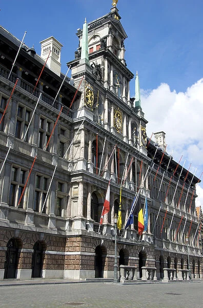 Europe, Belgium, Flanders, Antwerp Province, Antwerp, town hall