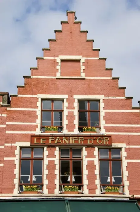 Framed Print : Europe, Belgium, West Flanders, Bruges, Le Panier d or Framed Print : Europe, Belgium, West Flanders, Bruges, Le Panier d or