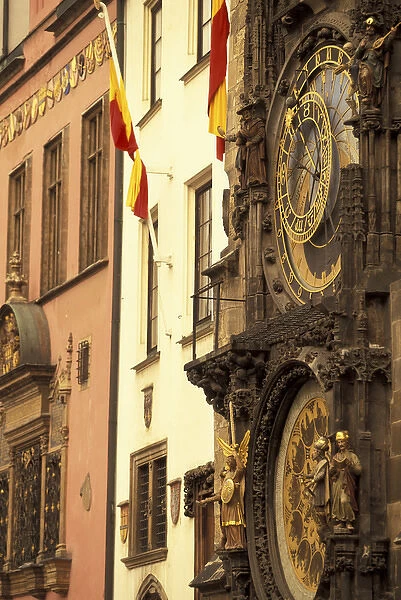 Europe, Czech Republic, Cent. Bohemia, Prague (Praha) Old Town; Old Town Hall