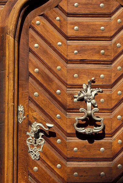 Europe, Czech Republic, Cent. Bohemia, Prague (Praha) Mala Strana: doorway detail