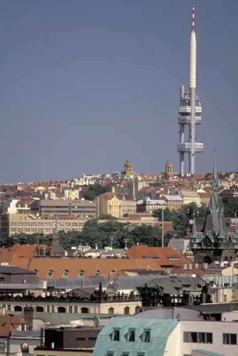 Framed Print : Europe, Czech Republic, Cent. Bohemia, Prague (Praha) Prague TV tower Framed Print : Europe, Czech Republic, Cent. Bohemia, Prague (Praha) Prague TV tower