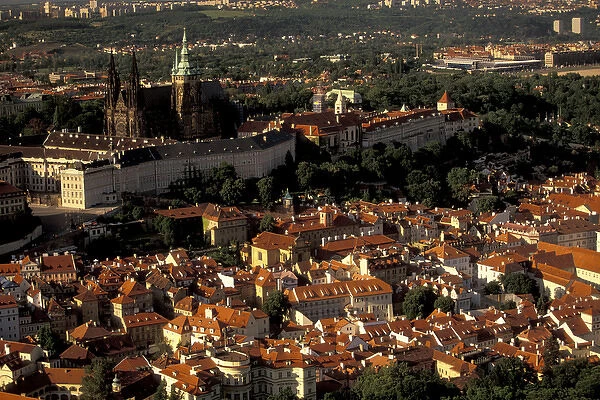 Europe, Czech Republic, Cent. Bohemia, Prague (Praha) Prague Castle and Mala Strana