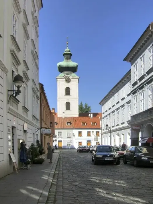 Framed Print : Europe, Czech Republic, Ceske Budejovice. The Church of the Sacrifice of the Virgin Framed Print : Europe, Czech Republic, Ceske Budejovice. The Church of the Sacrifice of the Virgin